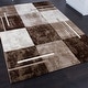 preview thumbnail 11 of 18, Modern Designer Area Rug Checkered with Contour Cut