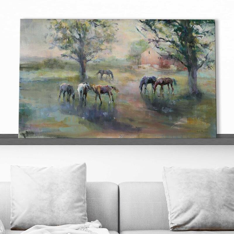 "Daybreak on the Farm" by Marilyn Hageman Print on Canvas