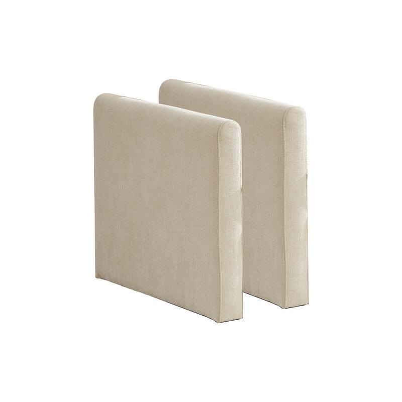 Cloud Sofa Armrests only, Modern Sectional Couch, for Living Room Bedroom, Comfy Double Layer Upholstered Seat Cushion - Beige