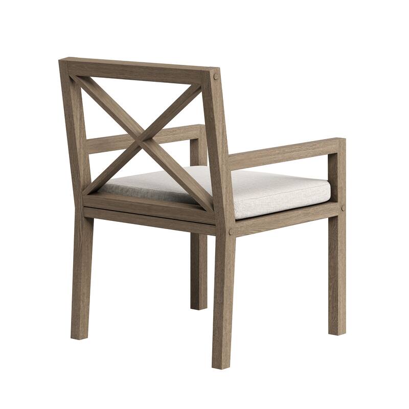 Northlake Outdoor Patio Teak Dining Armchair
