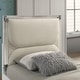 preview thumbnail 6 of 10, Furniture of America Drima Modern 6-Piece Pearl White Solid Wood Kids Platform Bedroom Set with LED