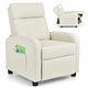 preview thumbnail 10 of 32, Gymax Kids Recliner Chair Adjustable Leather Sofa Armchair w/ Footrest Beige