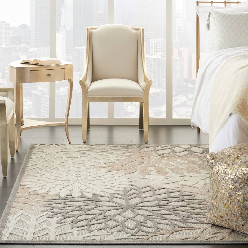 Nourison Aloha Floral Modern Indoor/Outdoor Area Rug