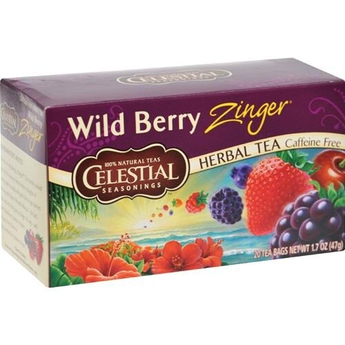 Celestial Seasonings - Wild Berry Zinger Herb Tea ( 6 - 20 BAG)