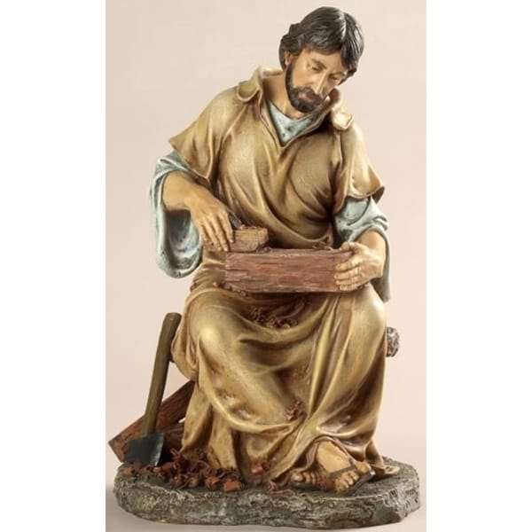 10.25" Joseph's Studio The Carpenter Religious Figure - N/A