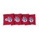 preview thumbnail 1 of 1, Gonzaga University Zags Red Cornhole Bags All-Weather Resin Filled