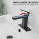 preview thumbnail 14 of 25, Vibrantbath Matte Black Bathroom Sink Faucet with Drain Assembly