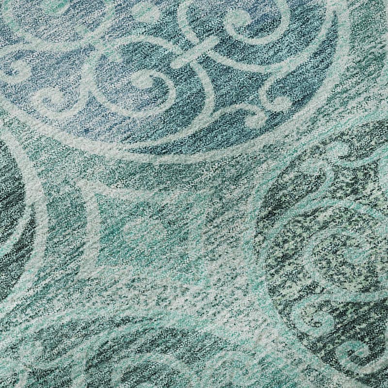 Premium Washable Super Soft Traditional Scroll Mayfield Rug