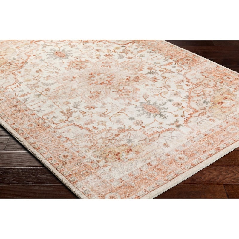 Livabliss Erin Updated Traditional Medallion Area Rug