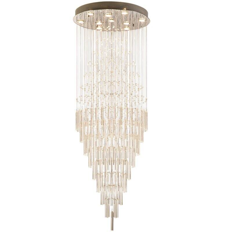 Maxax 10 - Light Statement Tiered Chandelier with Crystal Accents - MX16006-10-C