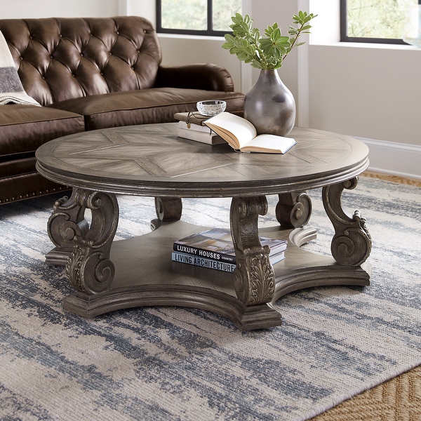 Hooker round top coffee table