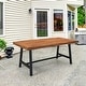 preview thumbnail 3 of 5, Outdoor Acacia Wood Dining Table