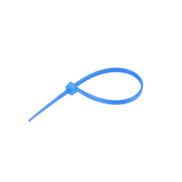 Cable Zip Ties Self-Locking Nylon Tie Wraps Blue 60pcs - 150mm x 3.6mm ...