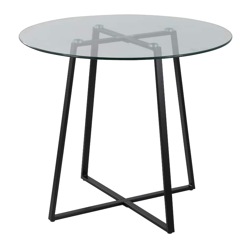 Cosmo Dinette Table - Black / Glass