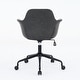 preview thumbnail 7 of 37, Back Support Home Desk Chair, Ergonomic Chair with Frame and Arms, Height Adjustable Rolling Swivel Office Chair - N/A