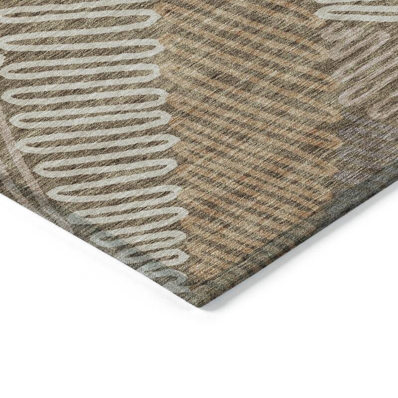 HomeRoots Floral Transitional Rectangle Outdoor Rug