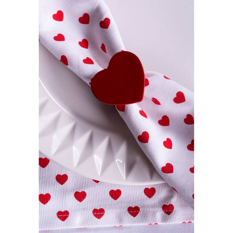 DII Valentines Day Print Napkin (Set of 6)
