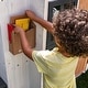 preview thumbnail 5 of 7, KidKraft Modern Outdoor Wooden Playhouse - White & Raven