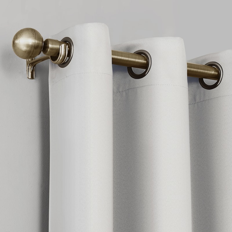 Sun Zero Oslo Theater Grade Extreme Total Blackout Grommet Curtain Panel, Single Panel