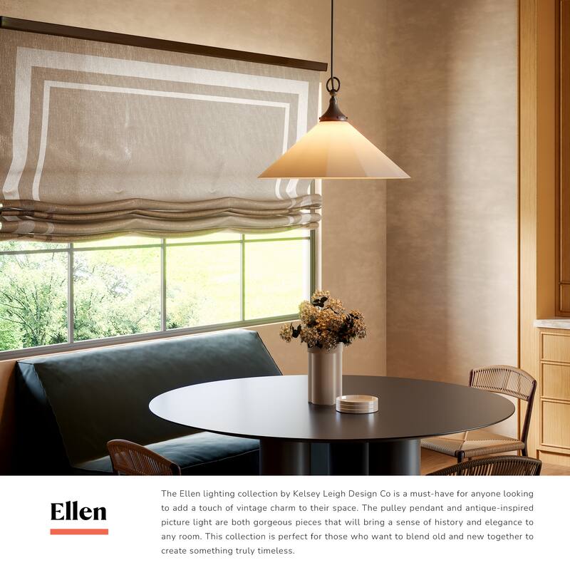 Alora Lighting PD447120 Ellen 20" Wide Pendant with Linen Shade