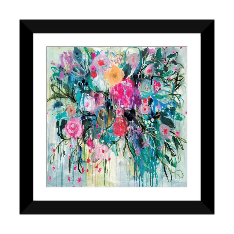 iCanvas "Born Botanical" by Carrie Schmitt - Black - 24x24x1