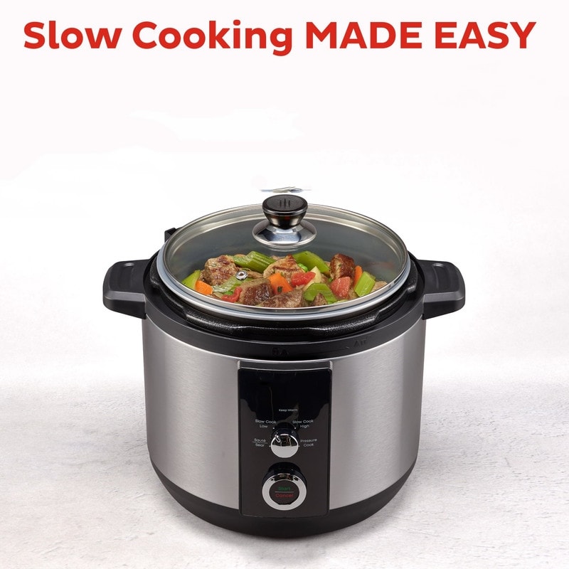 6QT Easy 3 in 1 Slow Cooker Pressure Cooker Bed Bath Beyond 37688177