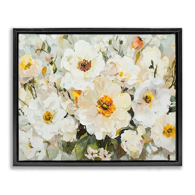 Stupell Porcelain Flowers Bundle Framed Floater Canvas Wall Art Design By Franklyn Gregory