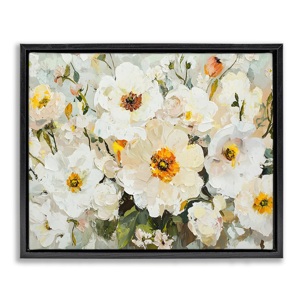Stupell Porcelain Flowers Bundle Framed Floater Canvas Wall Art Design By Franklyn Gregory