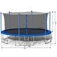 preview thumbnail 5 of 6, 14FT Trampoline with Enclosure Net Outdoor Jump Trampoline - ASTM Approved-Combo Bounce Exercise Trampoline