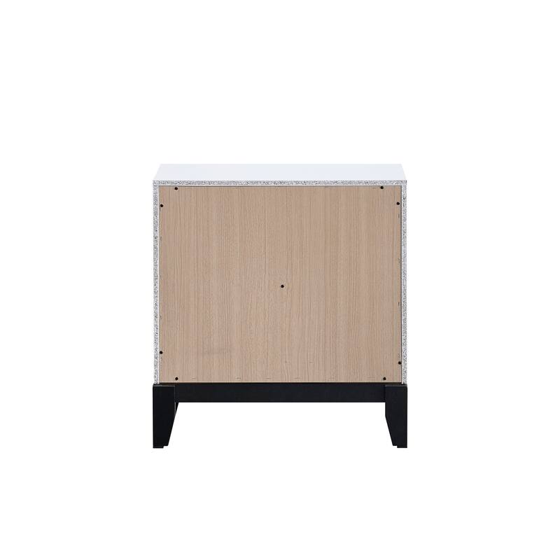 Glasgow Nightstand:With Two English Dovetail Drawers And Smooth Slides