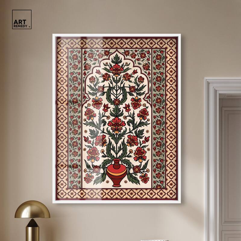 Royal Floral Mat Shadowbox by Art Remedy
