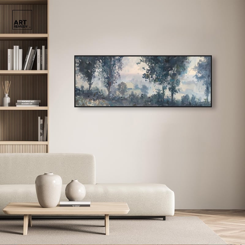 Early Morning Panoramic Canvas by Art Remedy