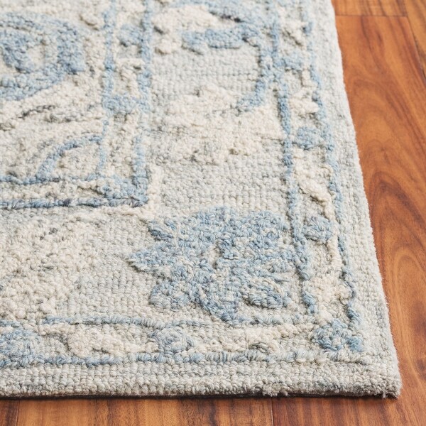 SAFAVIEH Handmade Marquee Pandelea Modern Wool Rug - On Sale - Bed