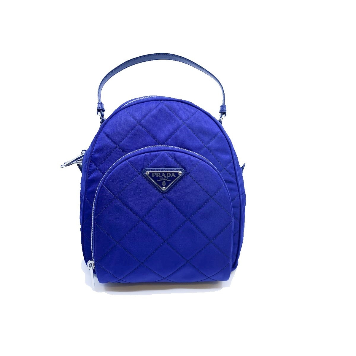 prada blue backpack