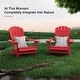 preview thumbnail 11 of 10, WINSOON All Weather HIPS Outdoor Plastic Adirondack Chairs Set of 4