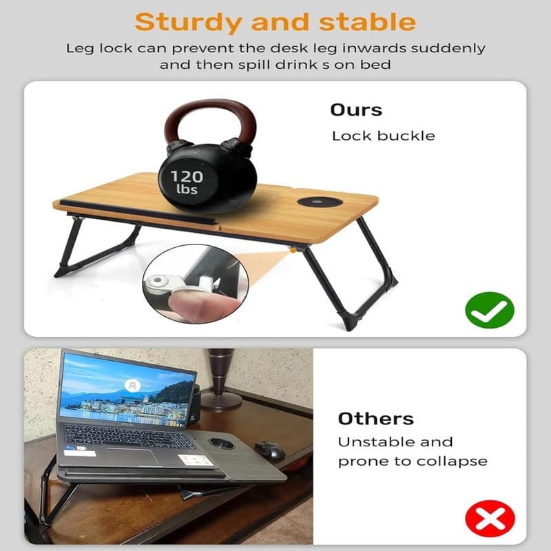 Adjustable Foldable Laptop Desk