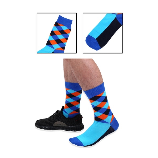 mens royal blue dress socks