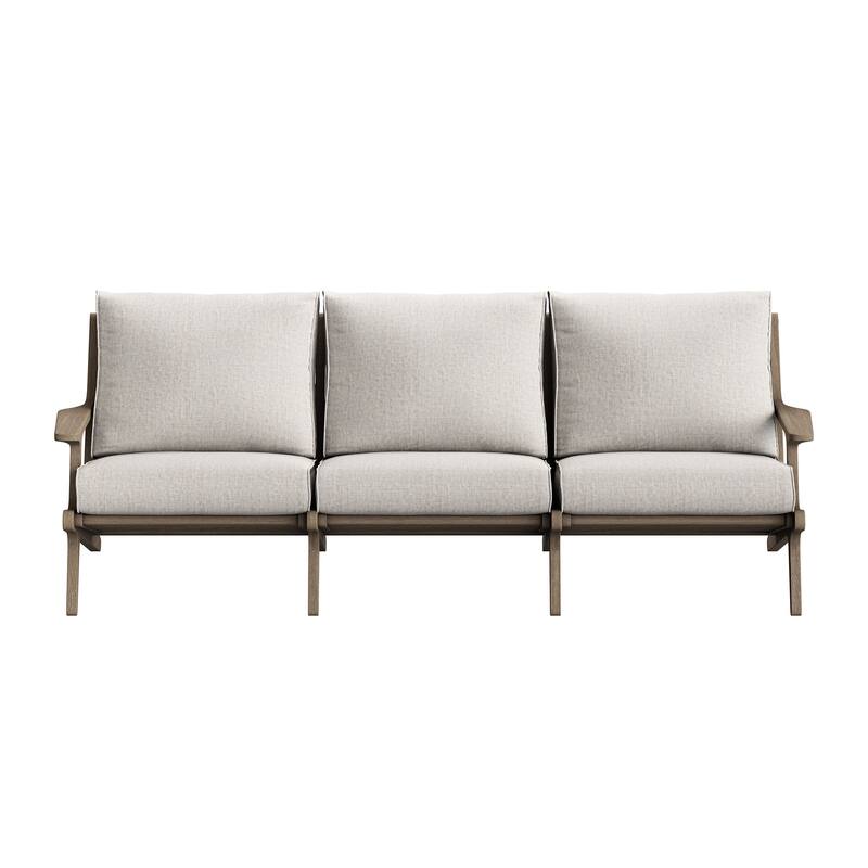 Saratoga Outdoor Patio Teak Sofa