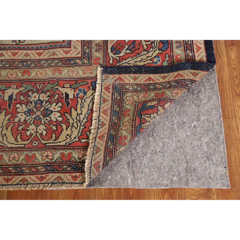 Vegetable Dye Sarouk Farahan Persian Area Rug Handmade Wool Carpet - 8'7" x 11'5"