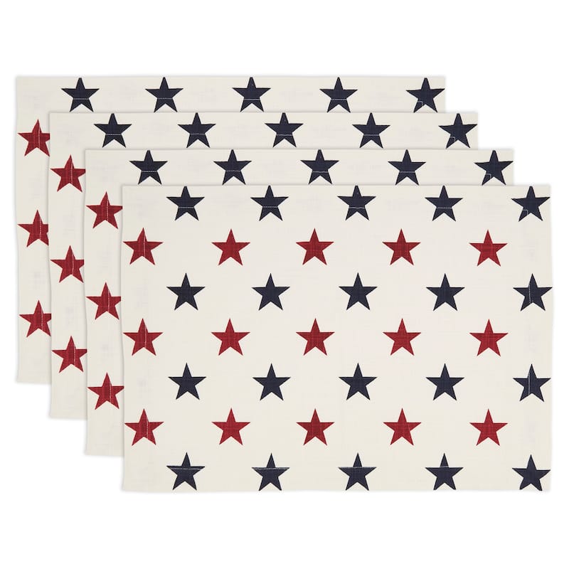 Americana Stars Placemat (Set of 4) - 14"x20"