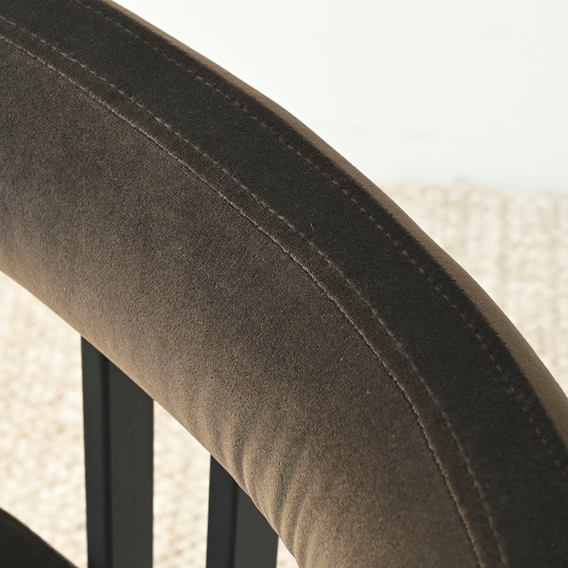 Upholstered Velvet Armchair (Set of 2)