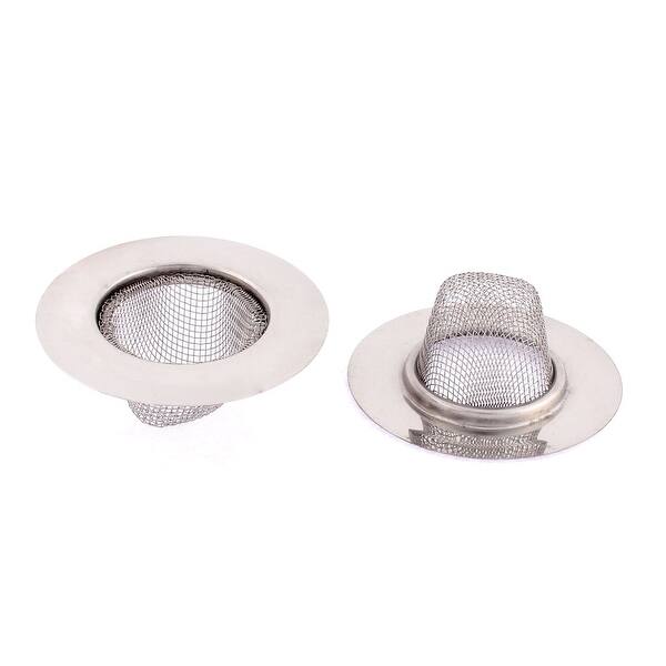 Unique Bargains Kitchen Stainless Steel Basin Wire Mesh Sink Strainer