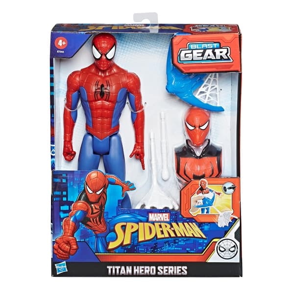 Shop Marvel Spider Man Titan Hero Series Blast Gear Spider Man