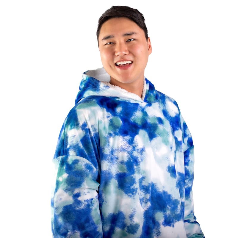 Bare Homey B-Cozy Oversized Sherpa Wearable Blanket