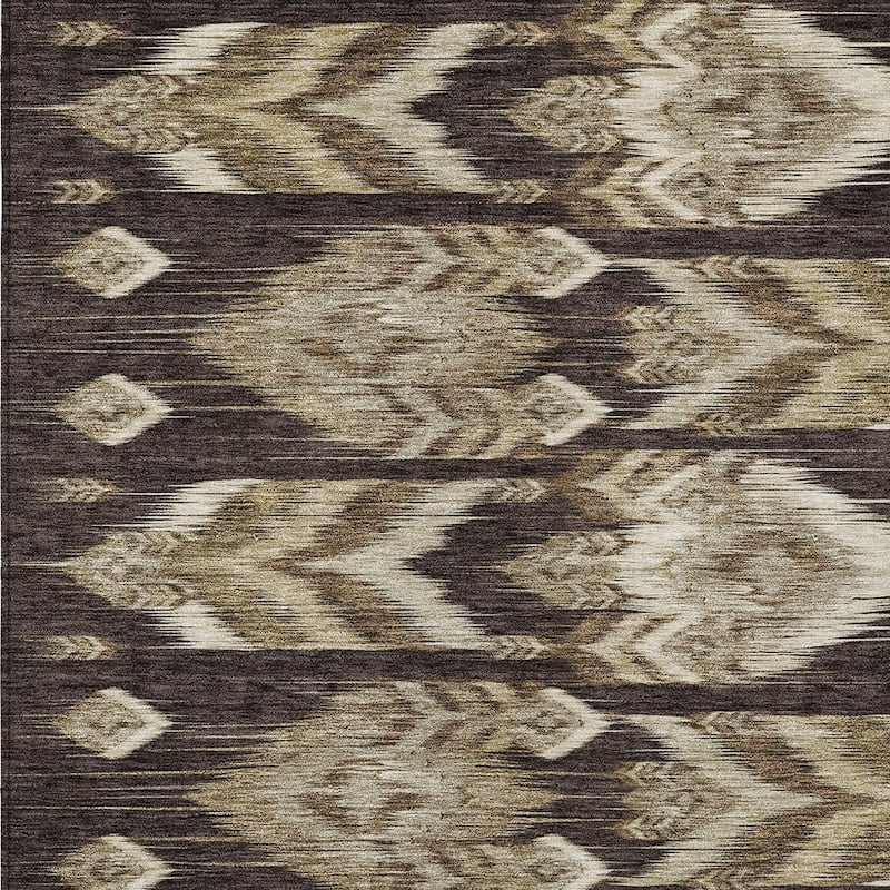 HomeRoots Southwestern Transitional Rectangle Outdoor Rug
