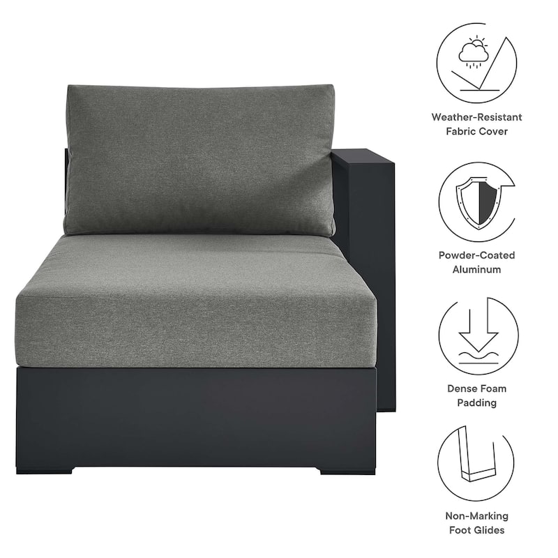 Tahoe Patio Aluminum Modular Right-Facing Chaise Lounge