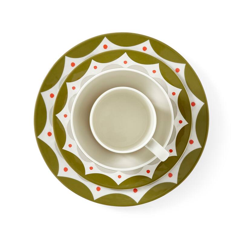Kit Kemp for Spode Geo 4 Piece Place Setting