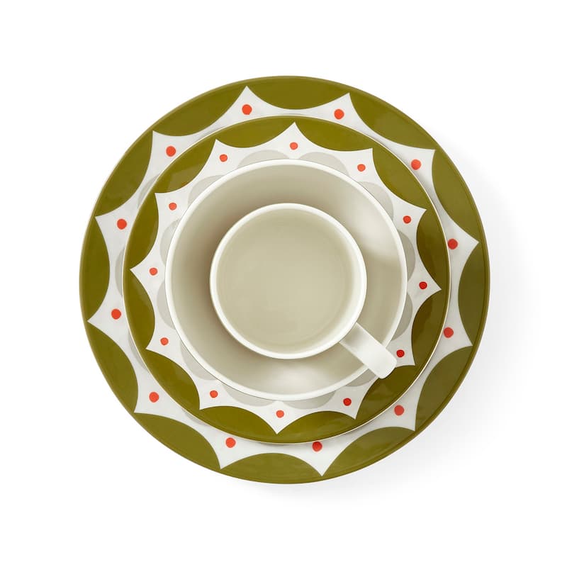 Kit Kemp for Spode Geo Salad Plate - 8.75 Inch