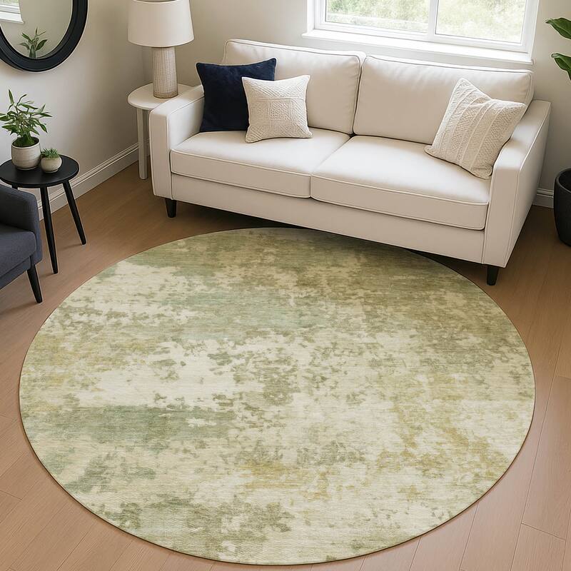 Machine Washable Indoor/ Outdoor Modern Jenna Chantille Rug