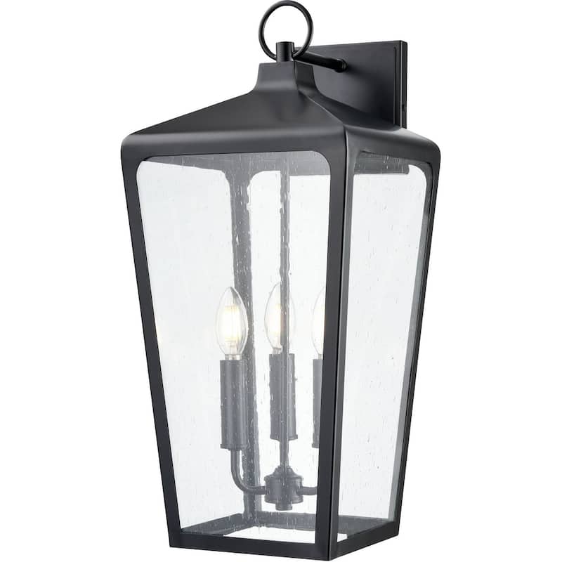 Millennium Lighting 7923 Brooks 3 Light 23" Tall Outdoor Wall Sconce - Powder Coated Black